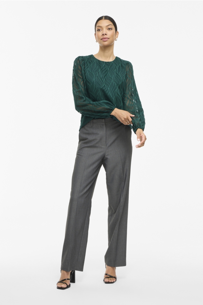 VIMIKA O-NECK L/S TOP - NOOS 14107406 PONDEROSA PINE